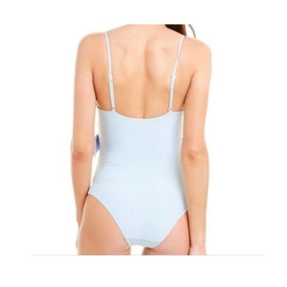 Onia Lila One Piece Swimsuit Seersucker M NWT - Picture 3 of 6
